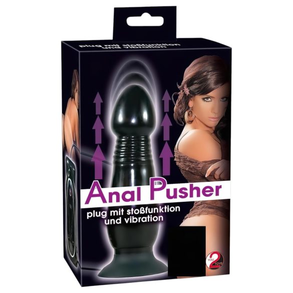You2Toys - anal vibrator med stød - sort