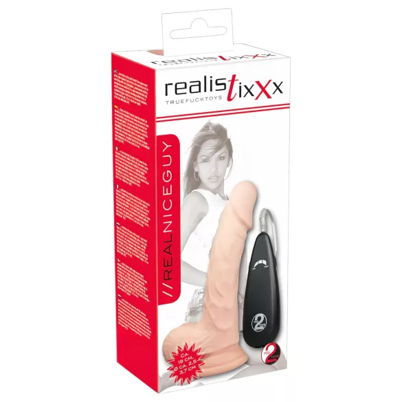 Realistisk naturlig vibrator (17,5 cm)