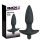 Black Velvet analplug vibrator - medium