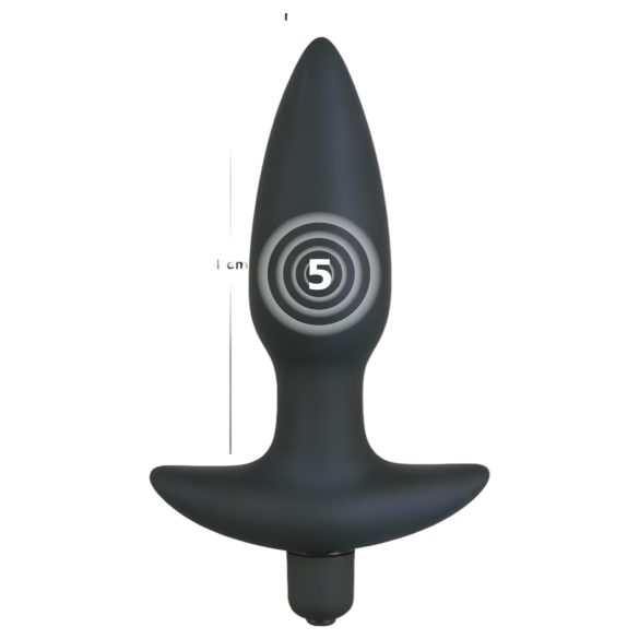Black Velvet analplug vibrator - medium