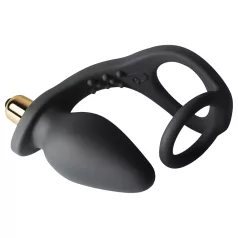   RO-ZEN - penisring og analvibrator - dobbelt stimulation - sort