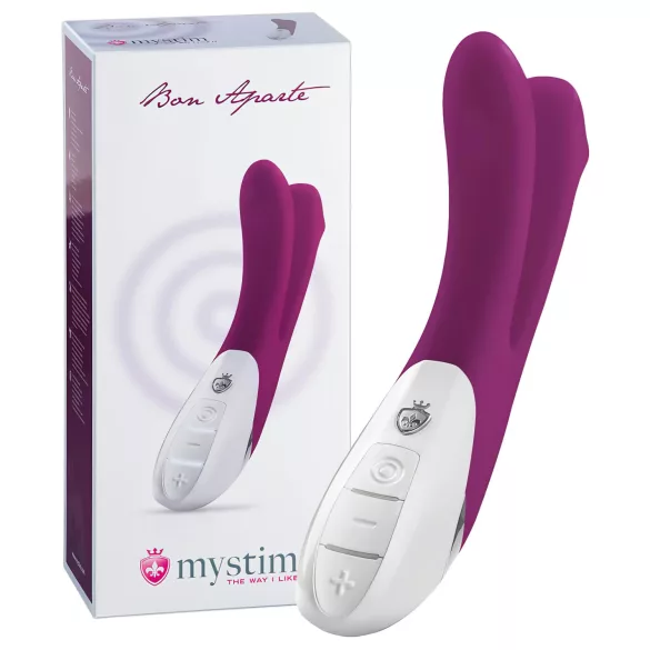 mystim Bon Aparte - togrenet vibrator (brombær)