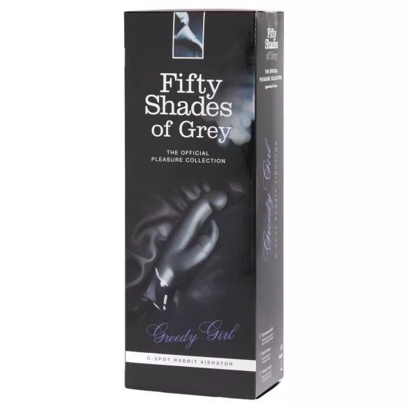 Fifty Shades of Grey Greedy Girl - vibrator med klitorisstimulator (sort)