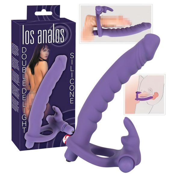 You2Toys - vibrator til anus og vagina - 3-i-1 funktion - lilla