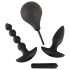 Black Velvet anal vibrator sæt (4 dele)