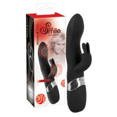   SMILE Blacky - vibrator med 2 motorer - genopladelig USB - sort