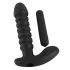 Black Velvets - vibrator med riller - mellem - sort