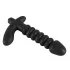Black Velvets - vibrator med riller - mellem - sort
