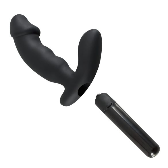Rebel - prostata vibrator med penis - sort