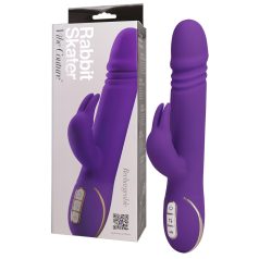   Vibe Couture - rabbit vibrator med stødende bevægelse - silikone lilla