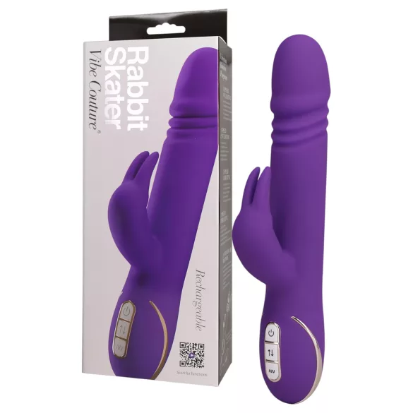 Vibe Couture Rabbit Skater - Kanin‑stødpende vibrator (lilla)