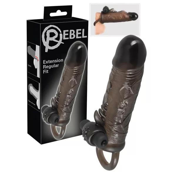 Rebel - vibrerende penishylster - 19cm