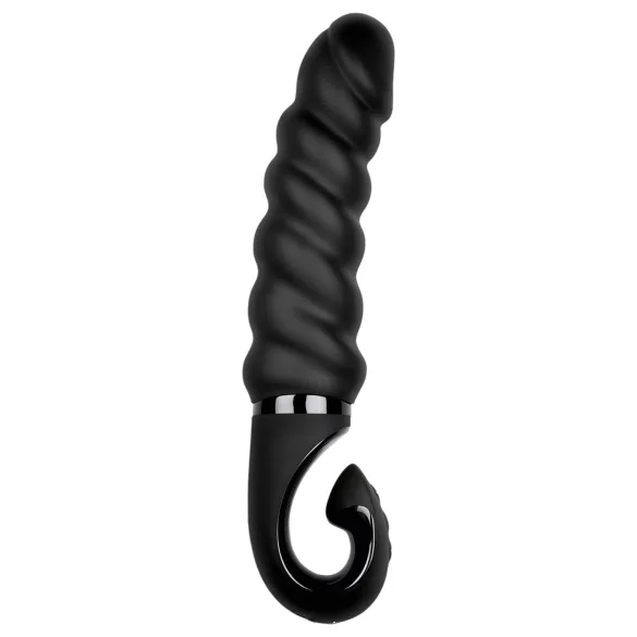 Gvibe G-jack 2 - genopladelig G-punkts vibrator - vandtæt silikone - sort