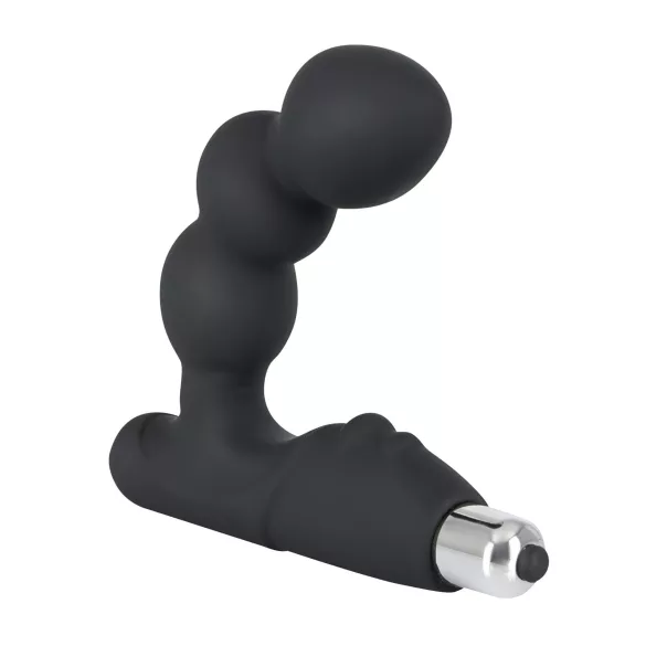 Rebel - prostata vibrator med kugler - sort