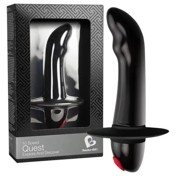 Quest - prostatavibrator til begyndere - 10 vibrationer - sort