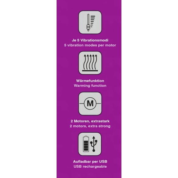 Javida - varm klitorisvibrator (pink)