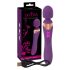 Javida - vibrator med dobbelte ender - massagefunktion - lilla