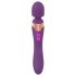 Javida - vibrator med dobbelte ender - massagefunktion - lilla