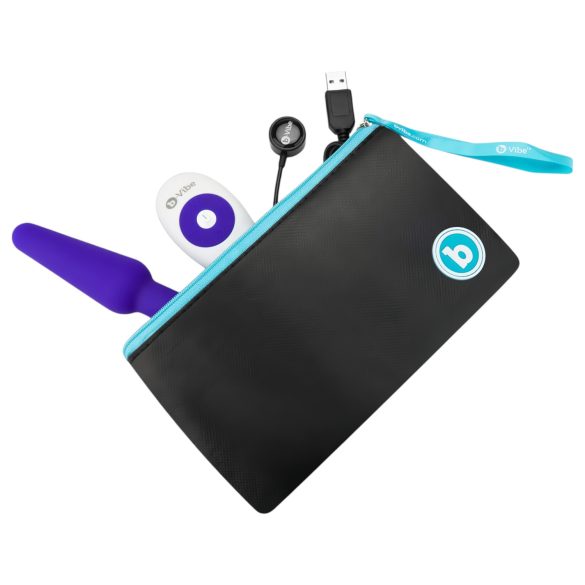 b-Vibe trio - 3-motors anal vibrator (lilla)