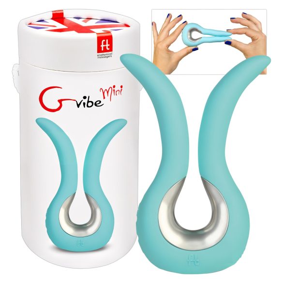G-vibe Mini - USB-opladelig silikone vibrator (mynte)