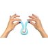 G-vibe Mini - USB-opladelig silikone vibrator (mynte)