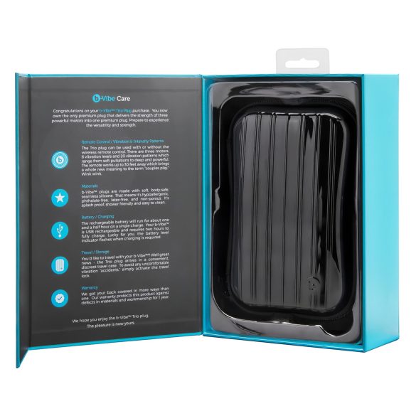 b-Vibe Novice - analvibrator til begyndere - sort