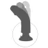 King Cock - dildo med sugekop og vibrator - 25 cm - natur