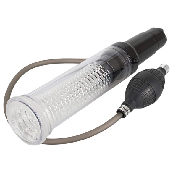 You2Toys - 2-i-1 - Penis Pumpe & Masturbator (transparent)