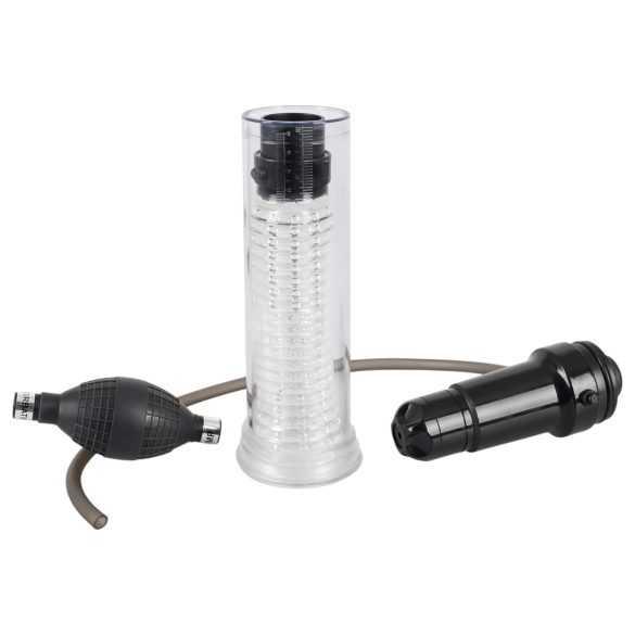 You2Toys - 2-i-1 - Penis Pumpe & Masturbator (transparent)