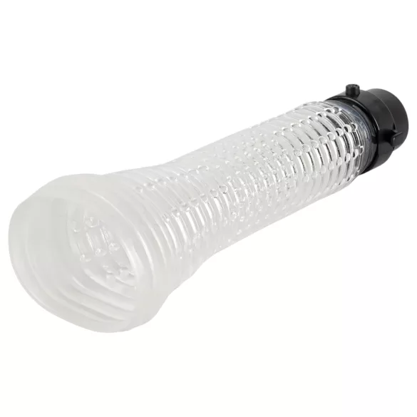 You2Toys - penispumpe og masturbator - gennemsigtig 2i1