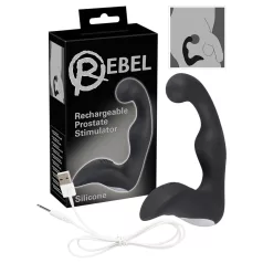 Rebel - prostatavibrator med genopladeligt batteri - sort