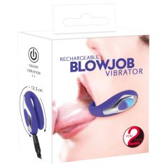 You2Toys - Genopladelig silikone mundvibrator (lilla)