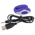 You2Toys - mundvibrator med sug og vibration - genopladelig silikone - lilla