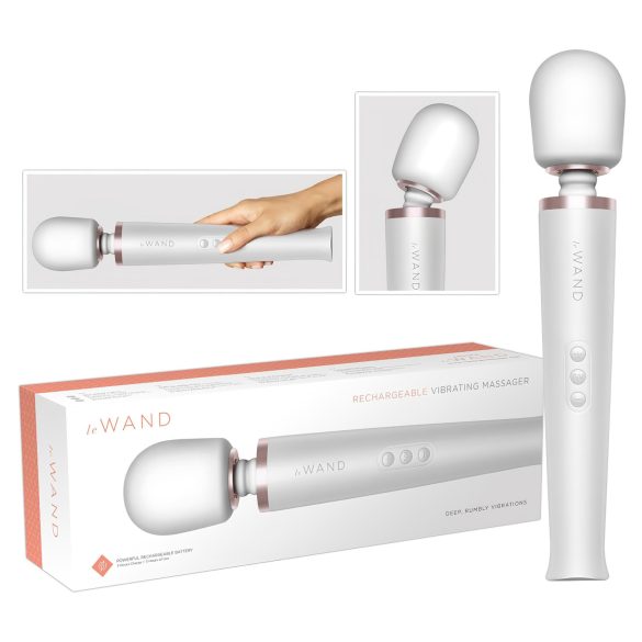 le Wand - trådløs massagevibrator - hvid