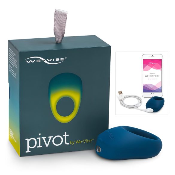 We-Vibe Pivot - vibrerende penisring - genopladelig - mørkeblå