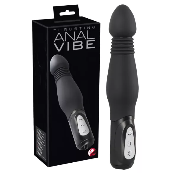 You2Toys - analvibrator med stødfunktion - sort