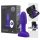 b-Vibe Rimming - roterende perleanalvibrator (lilla)