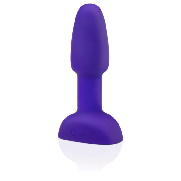 b-Vibe Rimming - roterende perleanalvibrator (lilla)