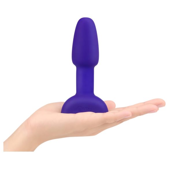 b-Vibe Rimming - roterende perleanalvibrator (lilla)
