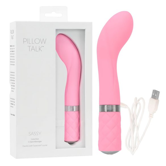 Pillow Talk Sassy - G-punkt vibrator - genopladelig - pink