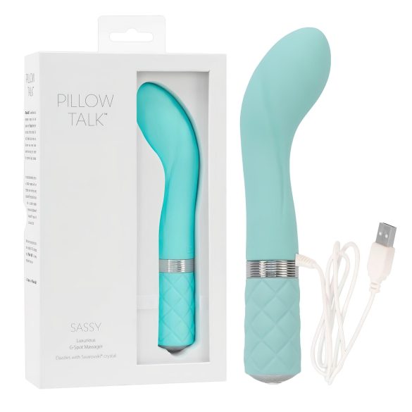 Pillow Talk Sassy - G-punkt vibrator - genopladelig - turkis