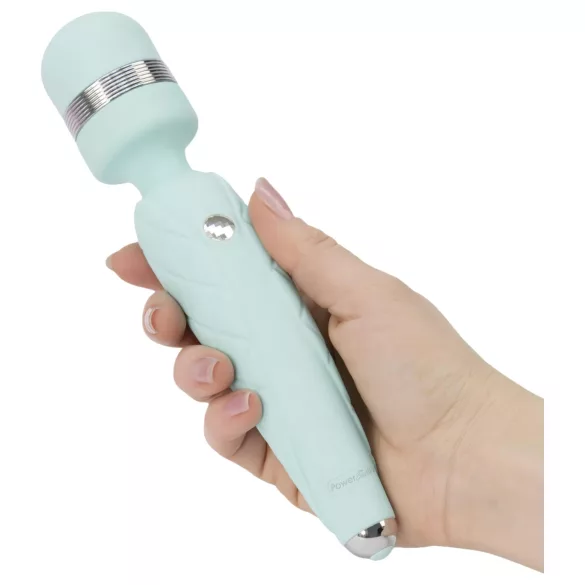 Pillow Talk Cheeky Wand - massagevibrator med genopladeligt batteri - turkis