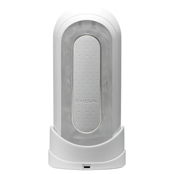 TENGA Flip Zero - vibratorisk masturbator - hvid