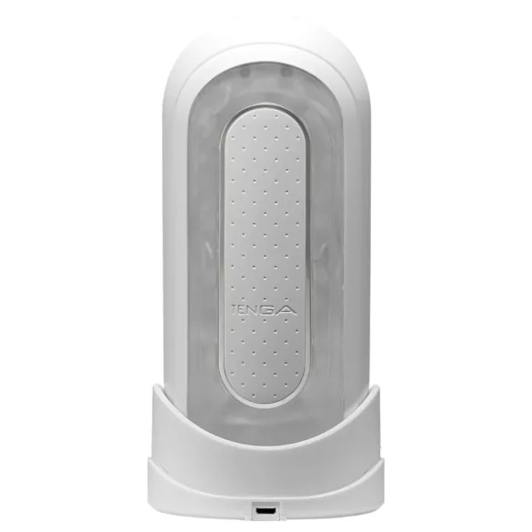 TENGA Flip Zero - vibratorisk masturbator - hvid