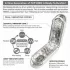 TENGA Flip Zero - vibratorisk masturbator - hvid