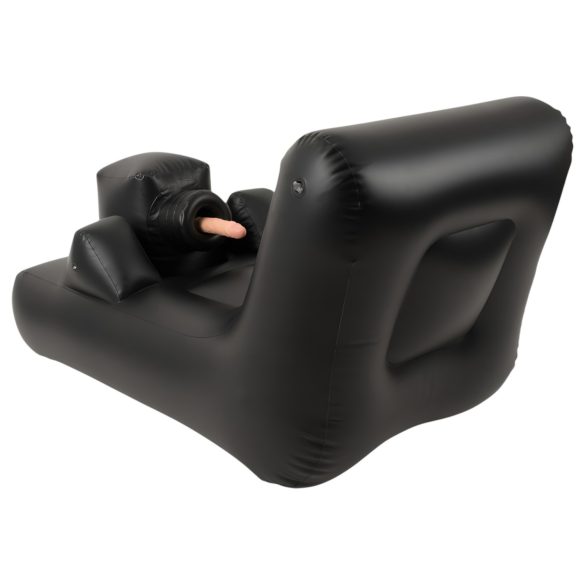 Dark Magic - elektrisk elskovsmaskine med seng (sort)