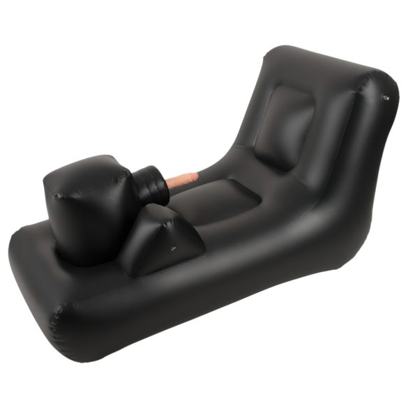 Dark Magic - elektrisk elskovsmaskine med seng (sort)