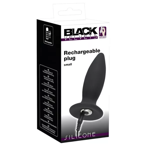 Black Velvets - anal vibrator til begyndere - genopladelig - lille - sort
