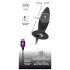 Black Velvets - anal vibrator til begyndere - genopladelig - lille - sort