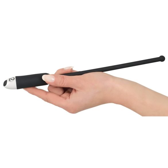 You2Toys DILATOR - silikone, vibrerende dilator - sort (8-11mm)